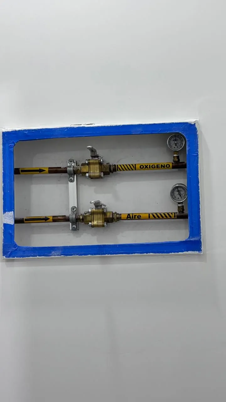 Sistema de alarmas de presión para gases